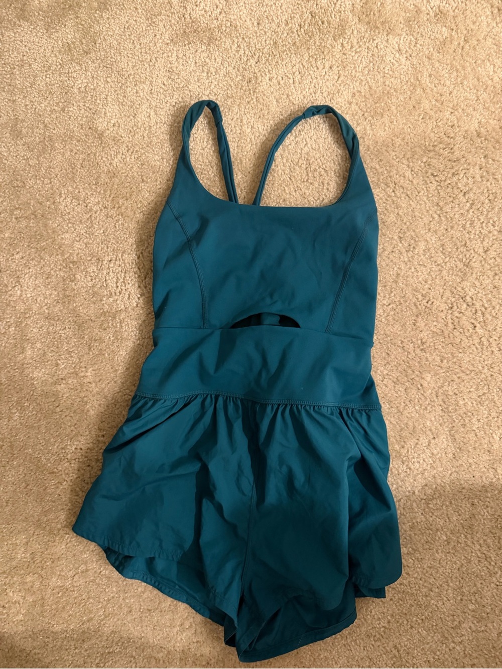 Free people teal runsie